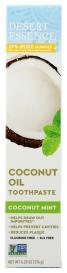 Toothpaste Coconut Oil 6.25 Oz