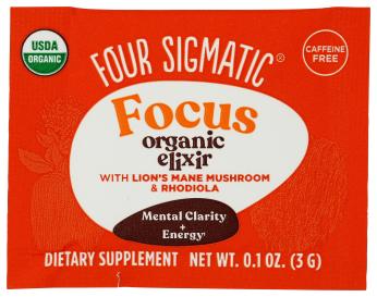 Organic Think Lion's Mane Mushroom Elixir Mix 0.1 Oz