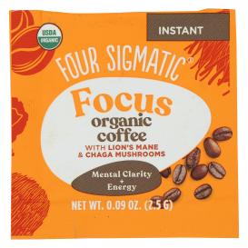 Organic Think Instant Coffee Mix With Lion's Mane & Chaga Mushroom 0.09 Oz