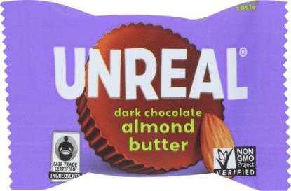 Fair Trade Dark Chocolate Almond Butter Cups 0.53 Oz