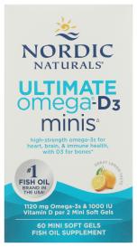 Ult Omega 2x Vit D3 Mini 60 Sg