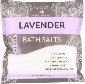 Bath Salts Lavender Single 8 Oz
