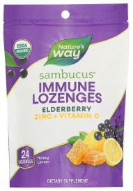 Sambucus Zinc Vit C Loz Lem 24 Loz