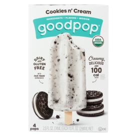 Cookies And Crm Frz Pops 4/2.5 2.5 Oz