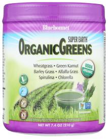 Org Super Earth Greens 7.4 Oz