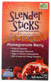 Sugar-free Pomegranate Berry Slender Sticks Drink Mix Sticks 0.14166666 Oz