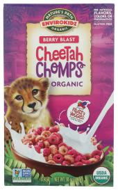 Organic Gluten-free Envirokidz Berry Blast Cheetah Chomps Cereal 10 Oz