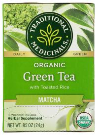 Organic Matcha Toasted Rice Green Tea 16 Ct