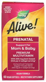 Alive! Prenatal Multi W Dha 60 Sg