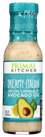 Gluten-free Keto No Dairy Avocado Oil Dreamy Italian Dressing & Marinade 8 Oz