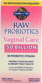 Raw Probio Vaginal Ss 30 Veg