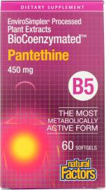 Pantethine B5 450 Mg 60 Sg