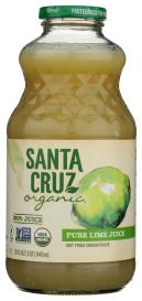 Lime Juice Pure Org 32 Oz