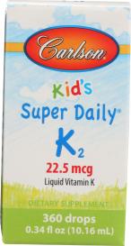 Kids Super Daily K2 22.5 Mcg 0.34 Oz