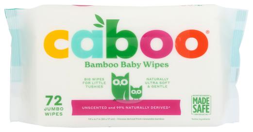 Bamboo Baby Wipes 72 Ct