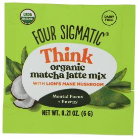 Organic Matcha Latte Mix With Lion's Mane Mushroom 0.21 Oz