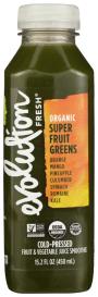 Organic Super Fruit Greens Cold-pressed Fruit & Vegetable Juice Smoothie 15.2 Oz