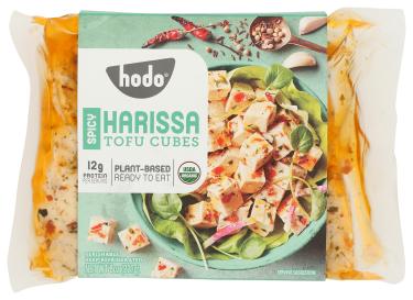 Tofu Cubes Harissa Org 8 Oz