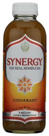 Organic Gingerade Synergy Kombucha 16 Oz