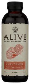 Ginger Turmeric Alive Mushroom Elixir Adaptogenic Tea 16 Oz
