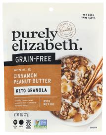 Gluten-free Grain-free Cinnamon Peanut Butter Keto Granola 8 Oz