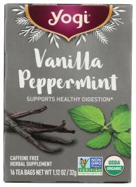 Organic Vanilla Peppermint Herbal Tea 16 Ct