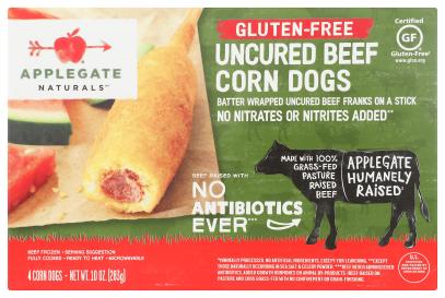 Gluten-free Uncured Beef Corn Dogs (silver) 10 Oz