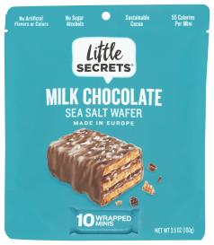 Sea Salt Milk Chocolate Crispy Wafers 3.5 Oz