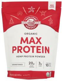Org Hy Max Protein Unswtd 32 Oz