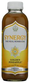 Organic Golden Pineapple Synergy Kombucha 16 Oz