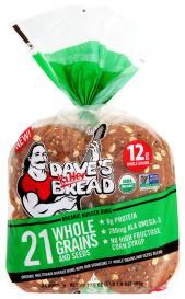 Burger Buns 21 Whl Grain Org 17.6 Oz