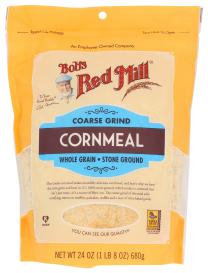 Stone-ground Whole-grain Coarse Grind Cornmeal 24 Oz