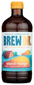 Organic Island Mango Kombucha 14 Oz