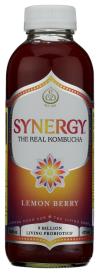 Organic Lemon Berry Synergy Kombucha 16 Oz