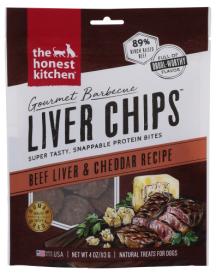 Dog Beef Liver & Ched Chips 4 Oz