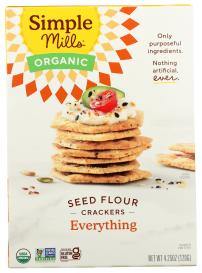 Organic Gluten-free Everything Seed Flour Crackers 4.25 Oz