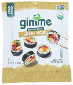 Organic Sushi Nori Seaweed Wraps 4.76 Oz