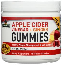Apple Cider Vinegar W/ginger 45 Gum