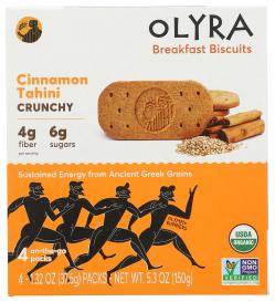 Organic Cinnamon Tahini Crunchy Breakfast Biscuits 5.3 Oz