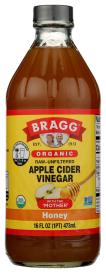 Apple Cider Vin & Honey Org 16 Oz