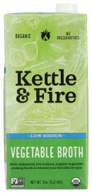 Organic Low Sodium Vegetable Cooking Broth 32 Oz