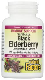 Black Elderberry Ext 100mg 60 Sg