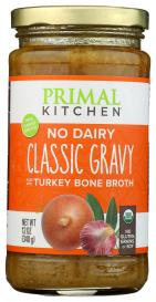 Organic No-dairy Classic Turkey Bone Broth Gravy 12 Oz