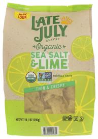 Tortilla Chips Ssalt Lime Org 10.1 Oz