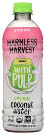 Organic Fair Trade Coconut Water With Pulp 16 Oz