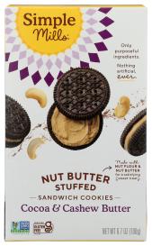 Gluten-free Cocoa Cashew Crème Nut-butter-stuffed Sandwich Cookies 6.7 Oz
