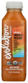 Organic Tropical Passion Cold-pressed Fruit & Vegetable Juice Blend 15.2 Oz