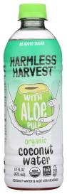 Organic Fair Trade Coconut Water With Aloe 16 Oz