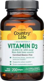 Vitamin D3 10,000iu 200 Sg