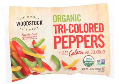 Organic Frozen Tri-colored Peppers 10 Oz